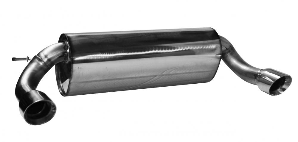 Bastuck Sportauspuff für BMW 2 M235i Typ F22 (Coupe) 2x 1x90mm, 30° schräg geschnitten, Race-Look