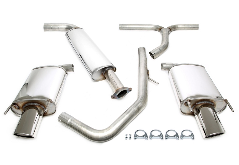 TA Technix Duplex Edelstahlanlage 1x90x120mm passend für Opel Insignia A 4/5-​Türer 2WD