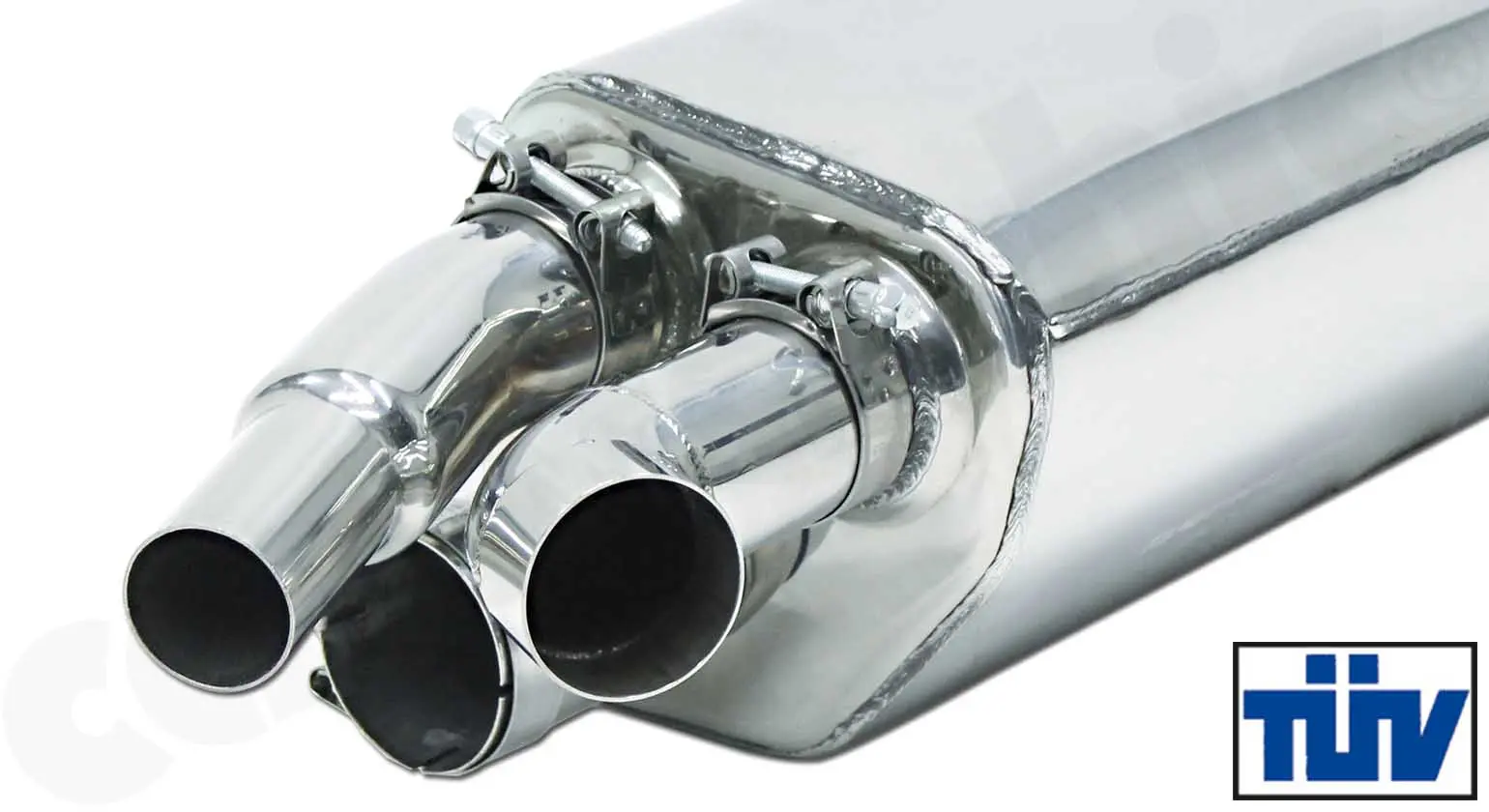 CARGRAPHIC Sportendschalldämpfer für Porsche 991 Turbo 