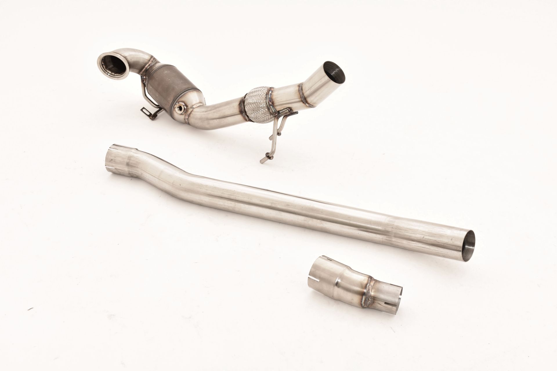 Friedrich Motorsport 76mm Downpipe mit Sport-Kat. Edelstahl