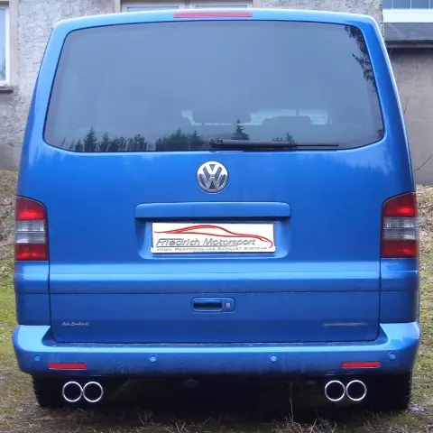 Friedrich Motorsport Duplex Endschalldämpfer VW T4 Foto