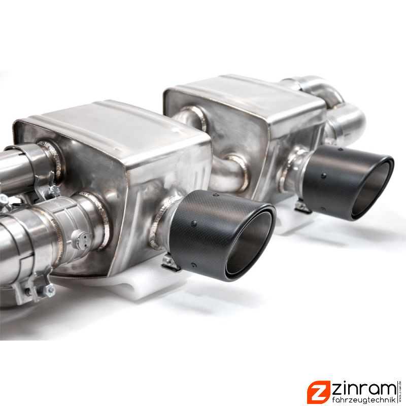  Zinram Edelstahl Klappenanlage für Porsche 911 991.2Bild