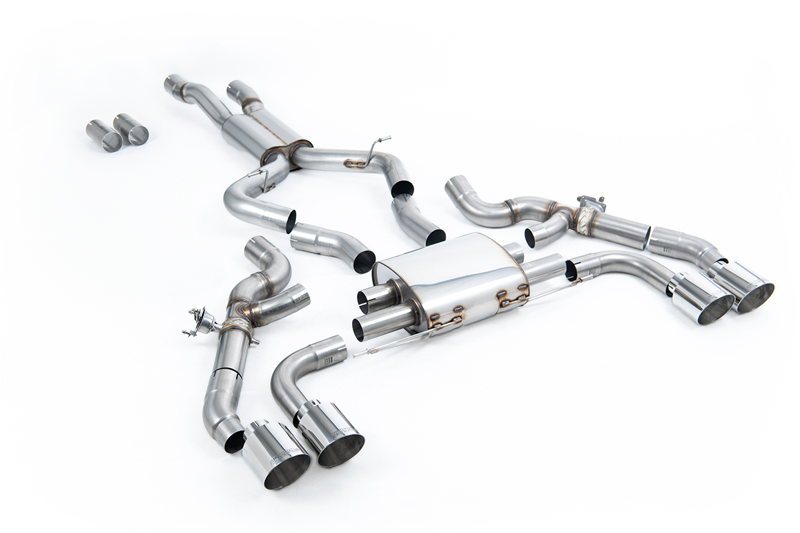 Milltek Komplettanlage (non-resonated) für BMW X3M X4M G02 G02 F97 F98 mit und ohne OPF