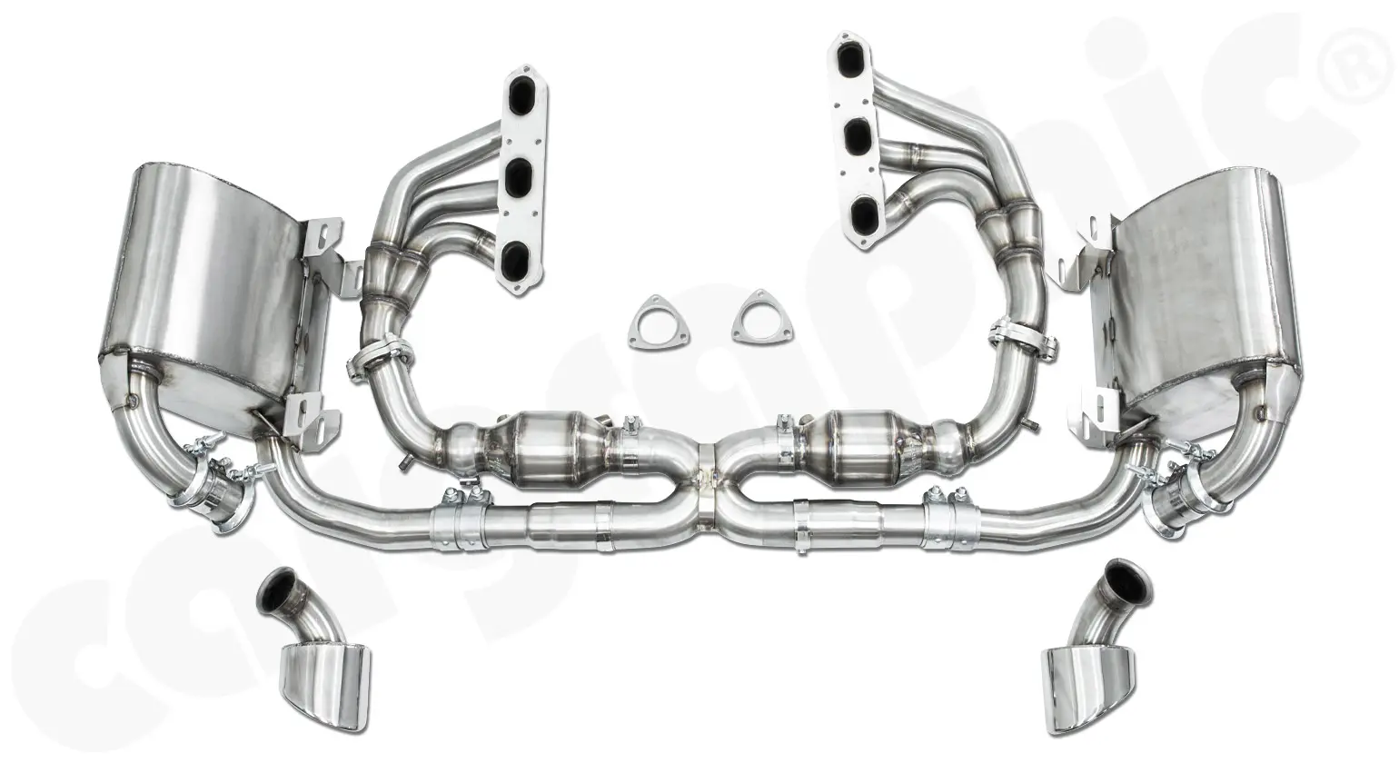 CARGRAPHIC Sportauspuff für Porsche 996 Carrera 3,4l Foto