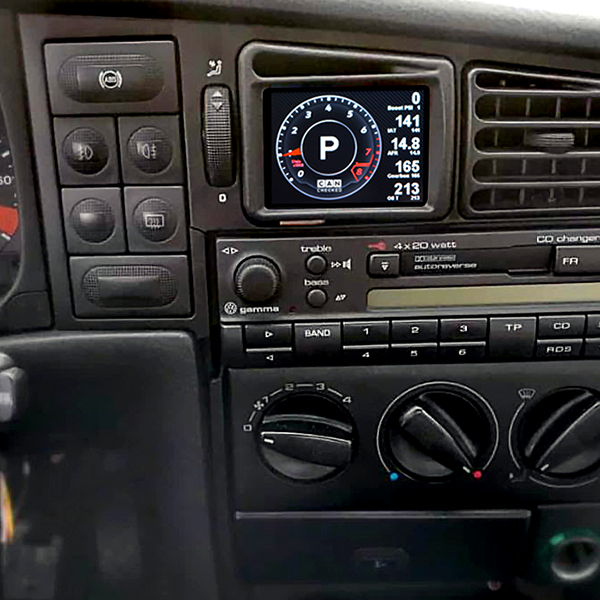 CANchecked Daten-Display VW Corrado FL LHD MFD28 Gen2