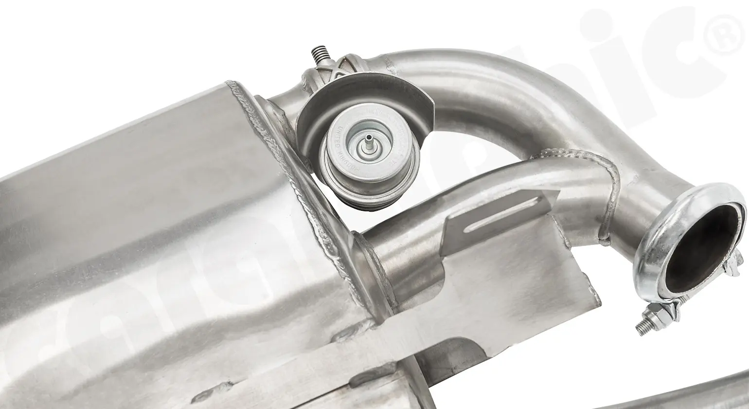 CARGRAPHIC Sportauspuff für Porsche 996 GT3 RS Details