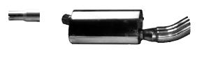 Bastuck Sportauspuff für Opel Corsa A 1x70mm, gerade