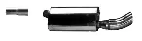 Bastuck Sportauspuff für Opel Corsa A 1x70mm, gerade