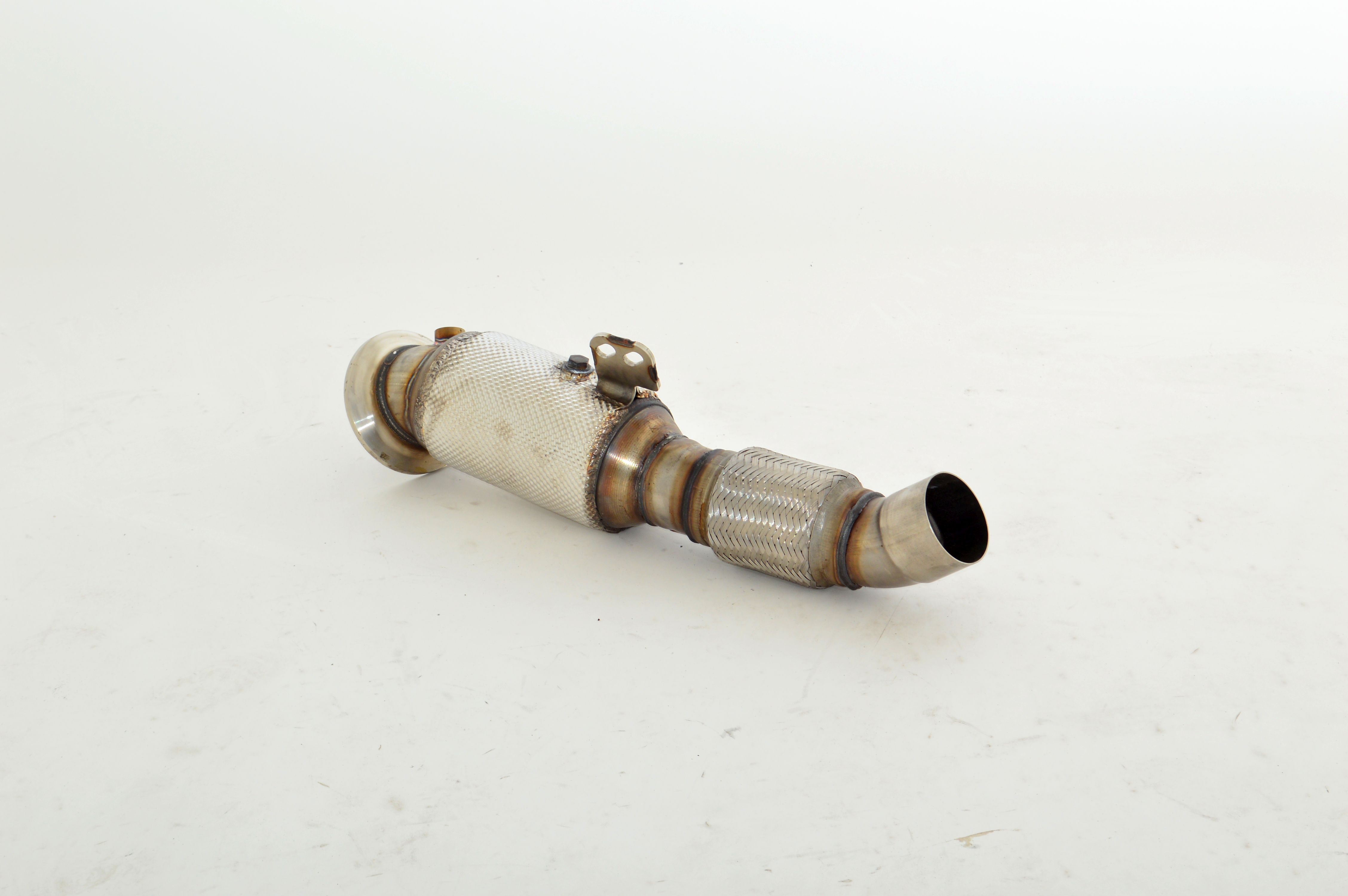 Friedrich Motorsport 90mm Downpipe mit 300 Zellen HJS Sport-Kat. Edelstahl  Friedrich Motorsport 90mm Downpipe mit Sportkat kaufen