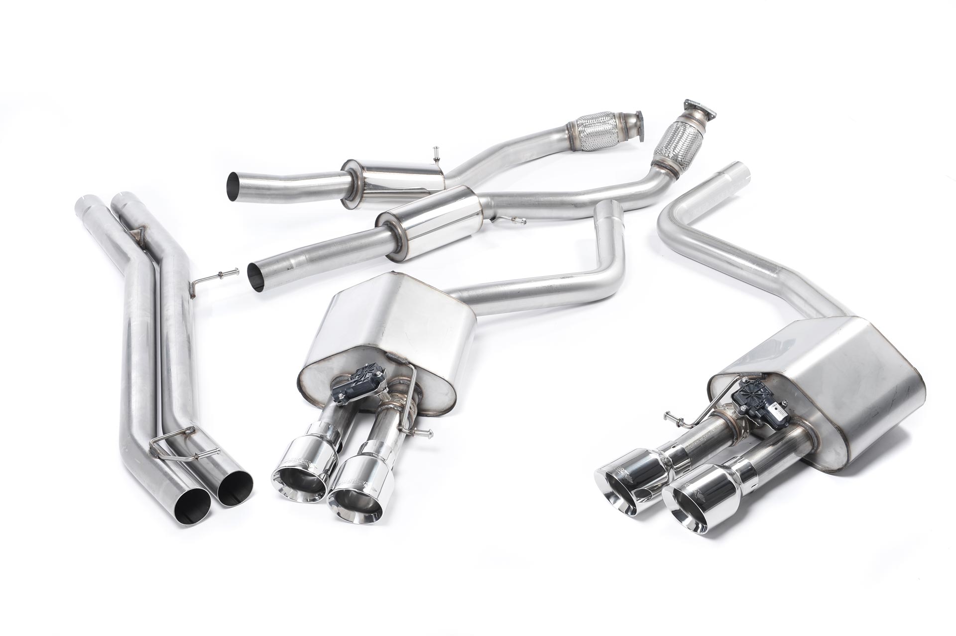 Milltek Komplettanlage (non-resonated) für Audi S8 D4 4.0TFSI
