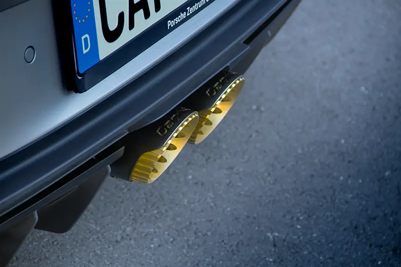 Capristo Komplettanlage inkl. Krümmer + Sportkats  ohne Gutachten - Porsche 992 GT3 GT3RS - Serienklappe