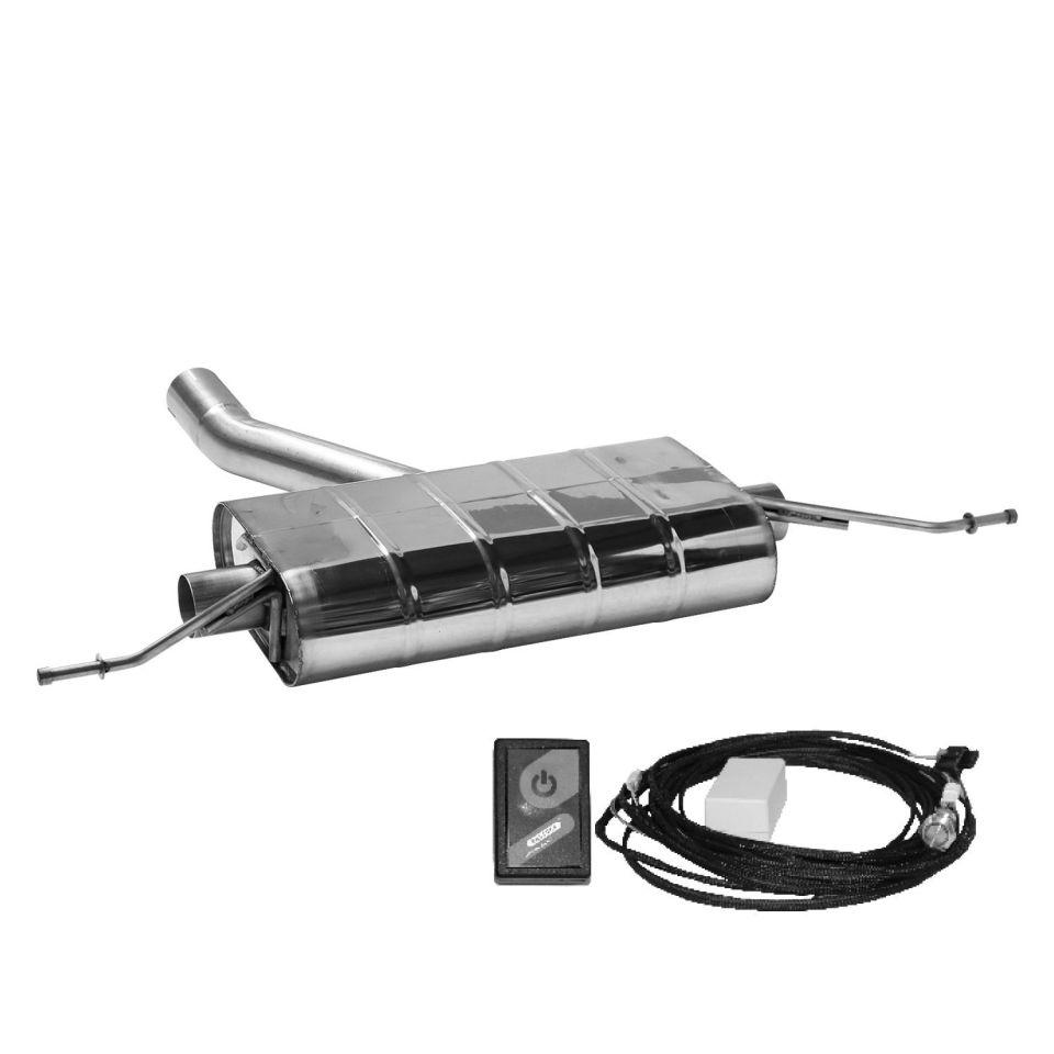 Bastuck Sportauspuff für Volvo V90 II Typ P mit Klappensteuerung 2x 1x63mm