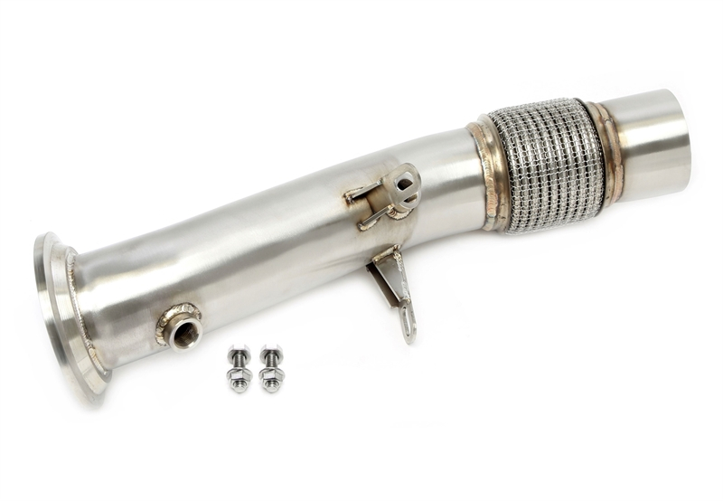 TA Technix Downpipe ohne Katalysator mit Flexrohr passend für BMW 1er Serie Typ F20, F21, 2er Serie Typ F22, F23, 3er Serie Typ F30, F31, F34 , G20, G21, 4er Serie Typ F32, F33, F36, 5er Serie Typ G30, G31, X3 Typ G01, X4 Typ G02 - Motorcode B48 TA Technix Downpipe für BMW Modelle B48 Motor kaufen