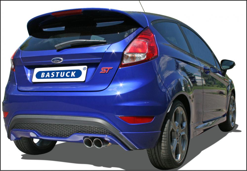Bastuck Sportauspuff Ford Fiesta VI JA8 2x76mm Foto
