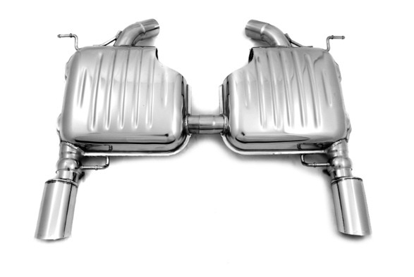 Eisenmann Endschalldämpfer für BMW E90 E91 335i 2x90mm Race-Version