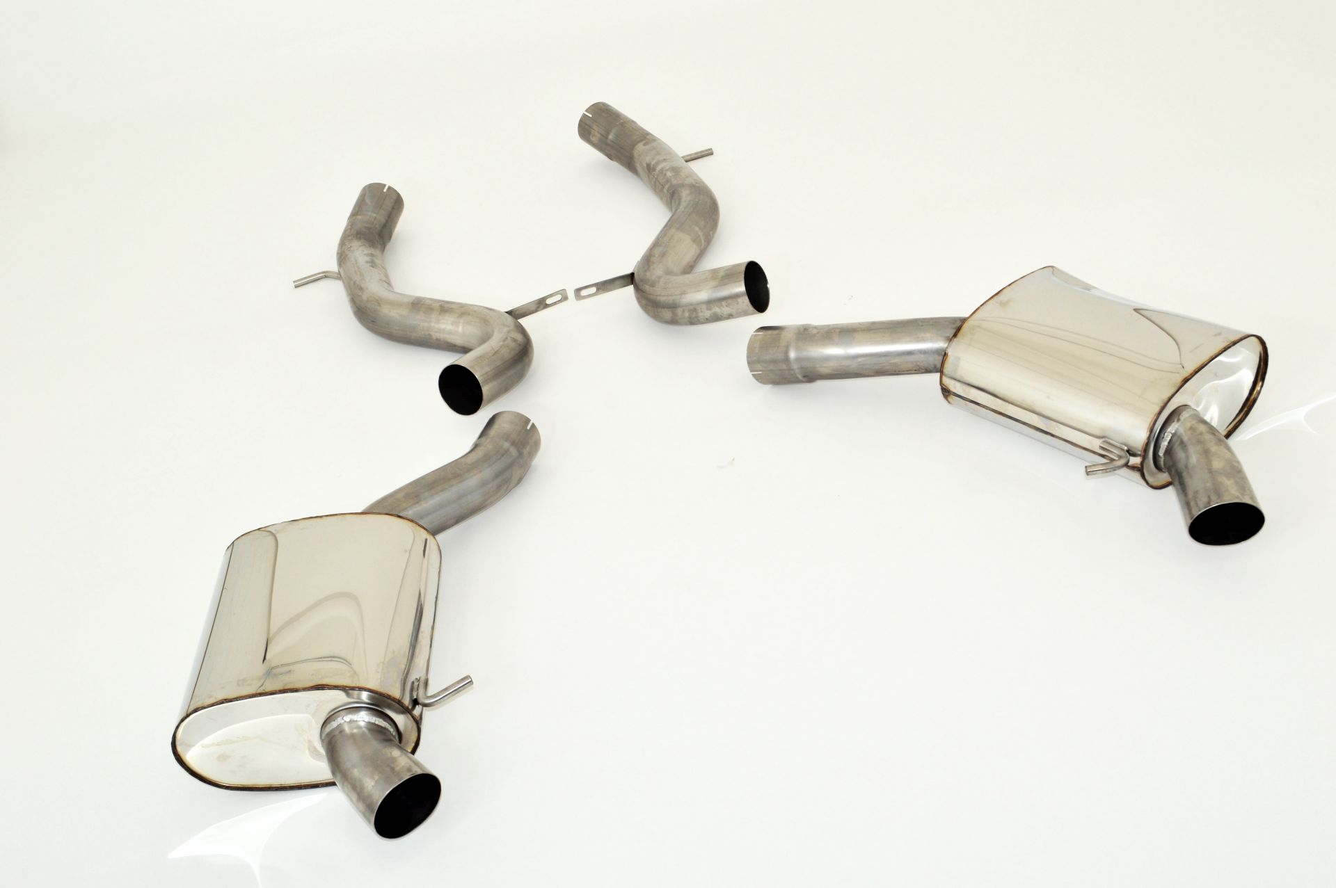 Friedrich Motorsport 2x76mm Duplex-Sportendschalldämpfer Mercedes A/C217 (221) S-Klasse 