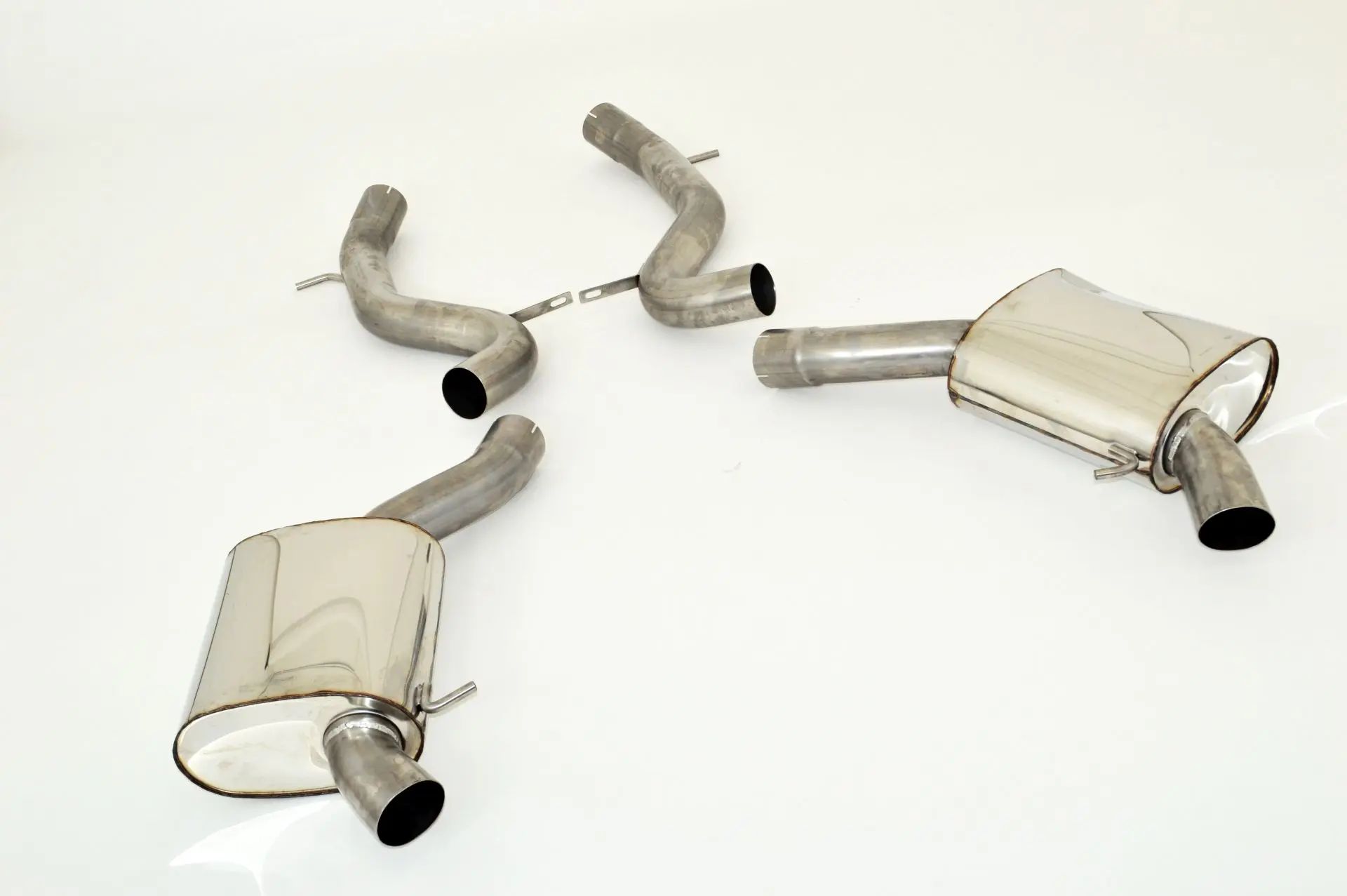 Friedrich Motorsport 2x76mm Duplex-Sportendschalldämpfer Mercedes A/C217 (221) S-Klasse 