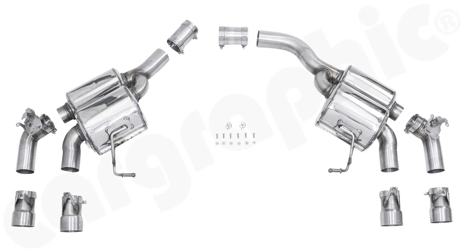 CARGRAPHIC Sportauspuff für Porsche Macan Turbo 