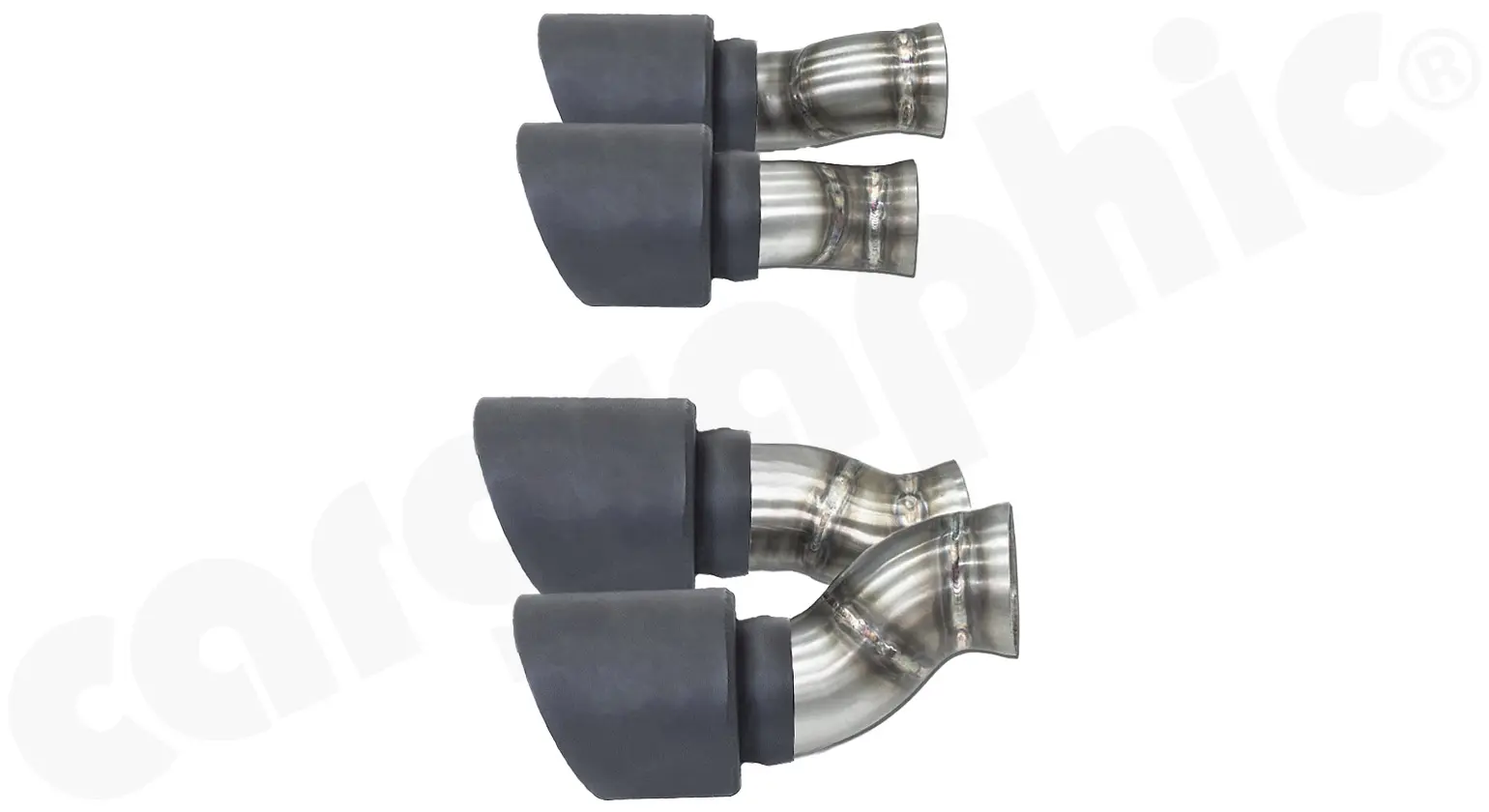 CARGRAPHIC Doppelendrohrsatz für Porsche Panamera Bild