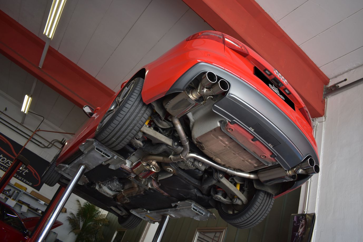 StreetBeast 76mm Duplex-Anlage für Audi A4 B8 Allroad 