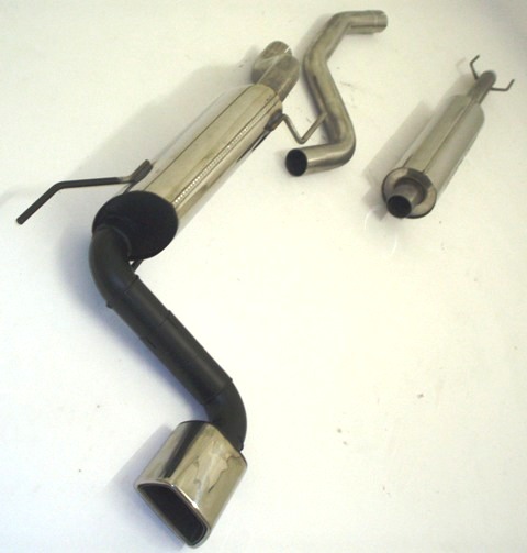 Friedrich Motorsport Gr.A Anlage mittig Opel Corsa D 