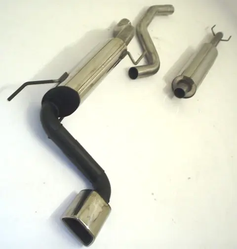 Friedrich Motorsport Gr.A Anlage mittig Opel Corsa D 