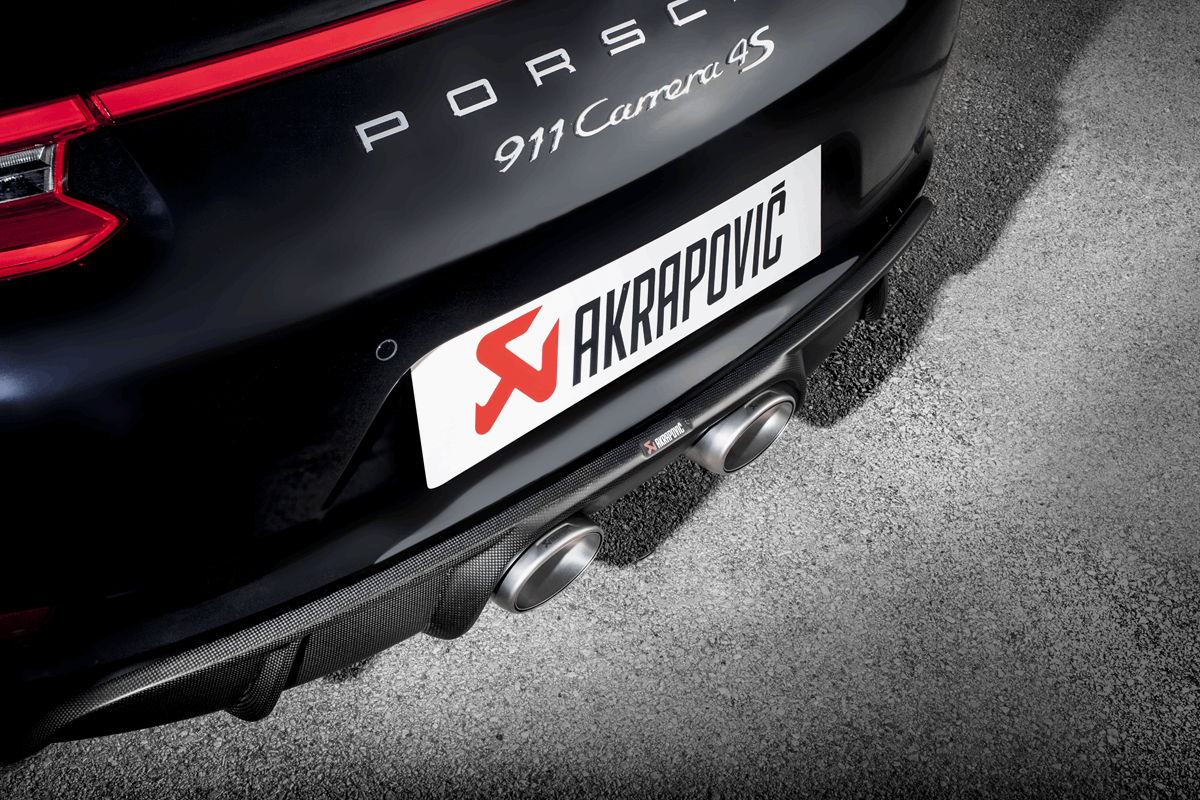 Akrapovic Slip-On Titanium für Porsche 991.2 Carrera 