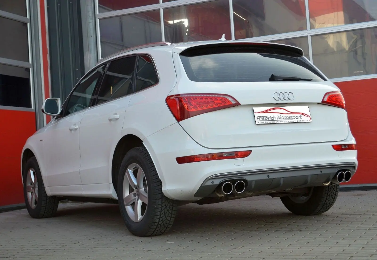Friedrich Motorsport 76mm Duplex-Anlage Audi Q5 8R Quattro SQ5-Heck