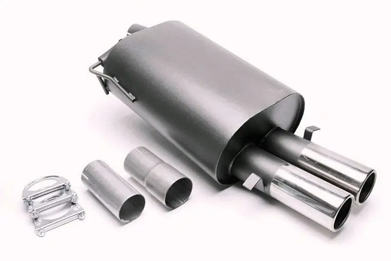TA Technix Sportendschalldämpfer 2x76mm passend für BMW 5er Serie Limousine, Typ E39