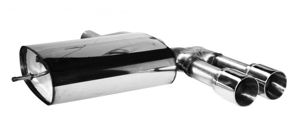 Bastuck Sportauspuff für Mini F56 Typ FML2 (3-Türer Limousine) 2x85mm, Ausgang mittig