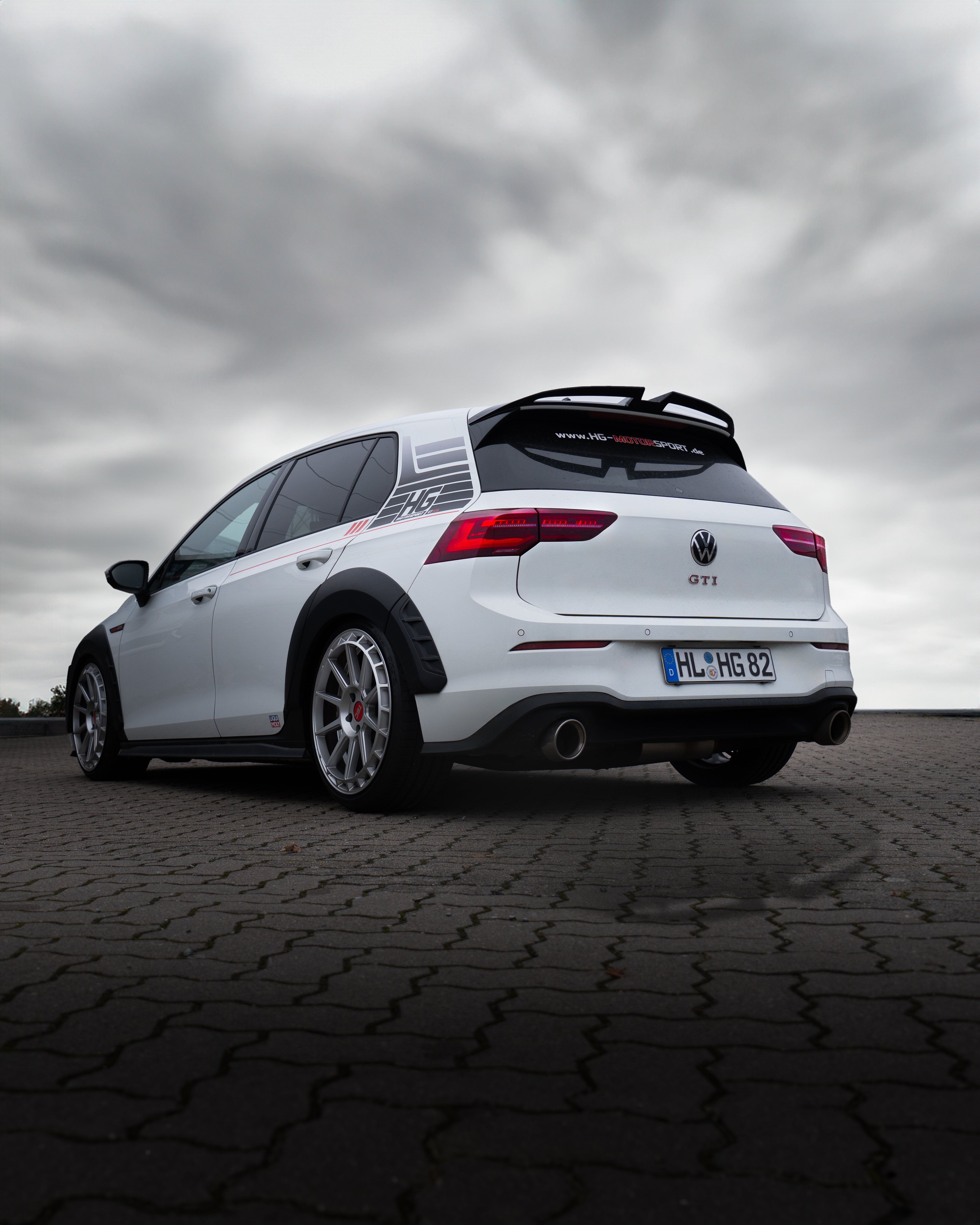 HG-Motorsport Golf 8 Designkit C-Säule+ Haube Tuning