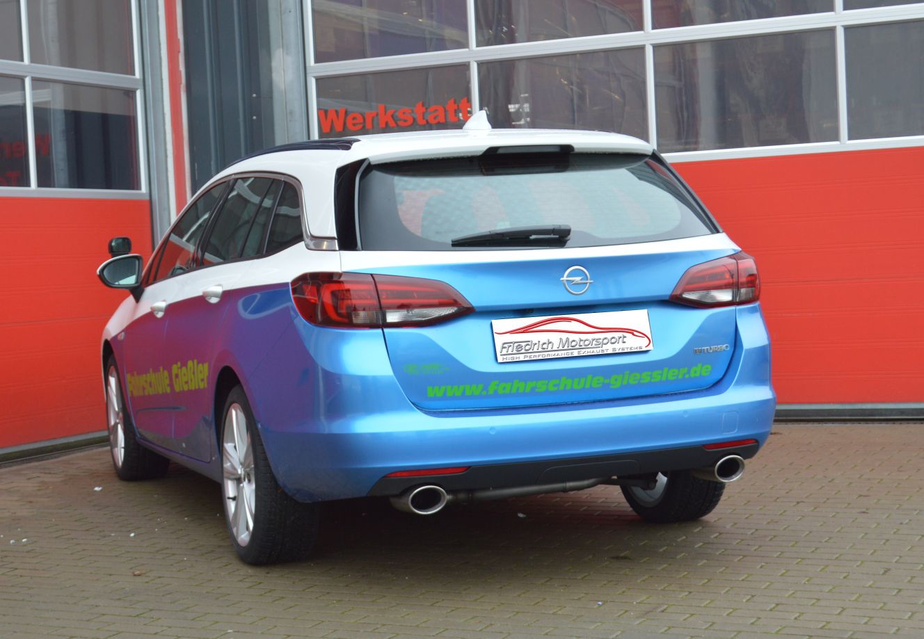 Friedrich Motorsport Duplex-Anlage für Opel Astra K 