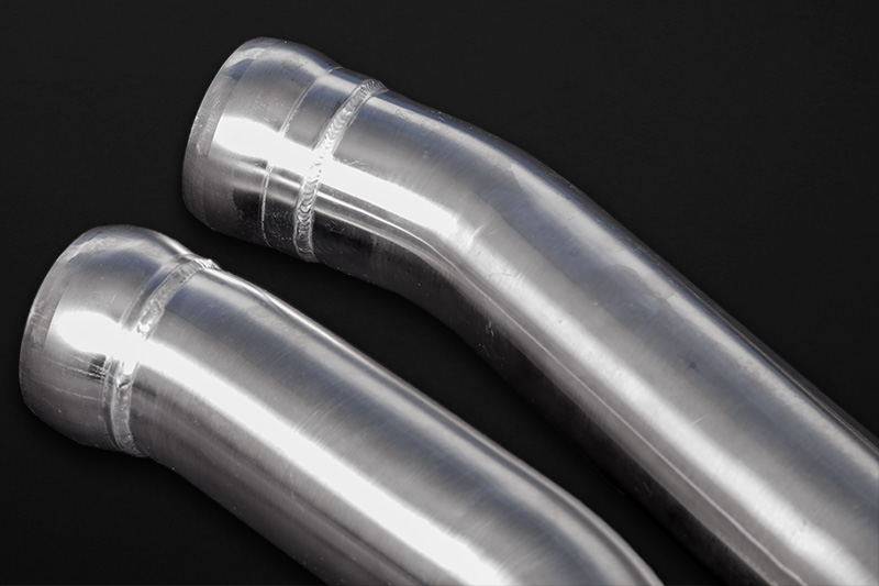Capristo Downpipes ohne Kats ohne Gutachten für Mercedes W205 C 63 AMG ohne OPF