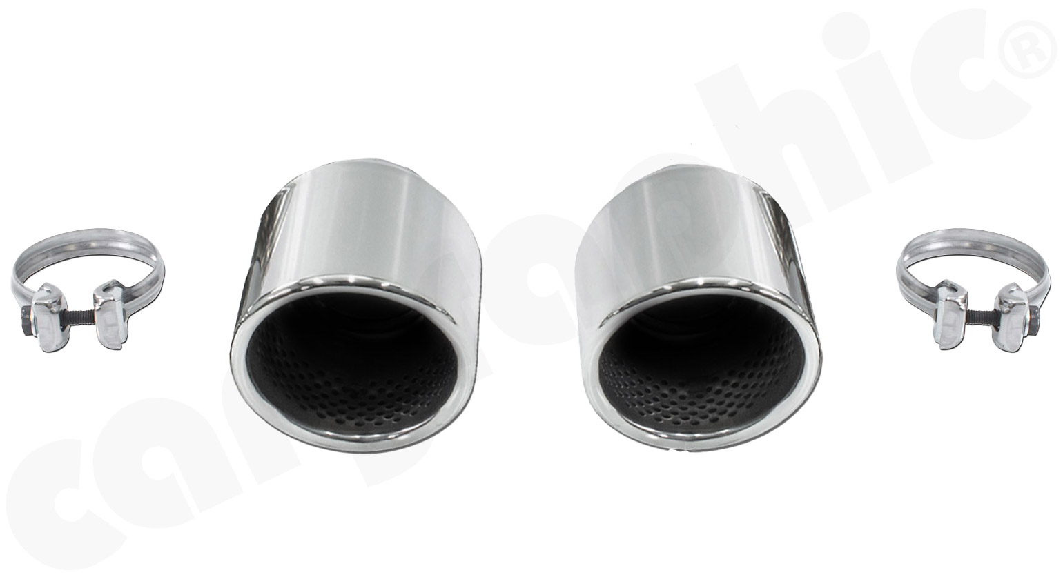 CARGRAPHIC Sport Endrohre für Porsche 991.2 Carrera / GTS