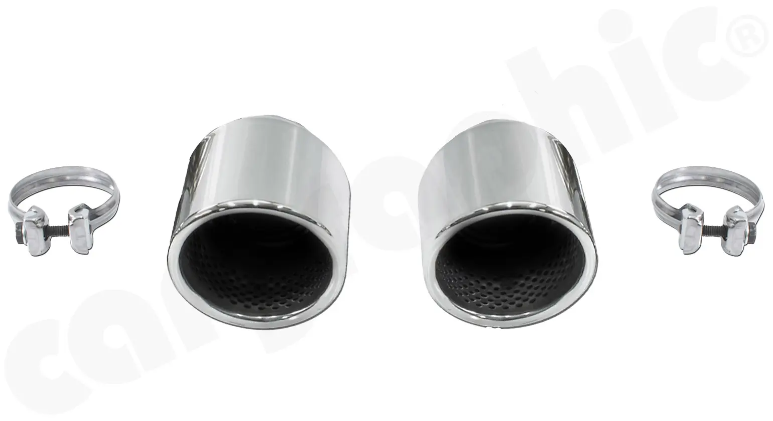 CARGRAPHIC Sport Endrohre für Porsche 991.2 Carrera / GTS