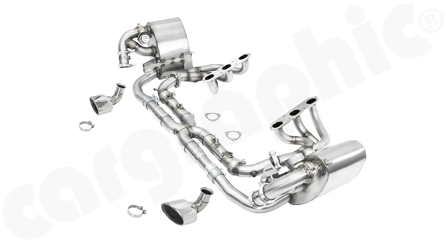 CARGRAPHIC Sportabgasanlage für Porsche 996 Carrera Bild