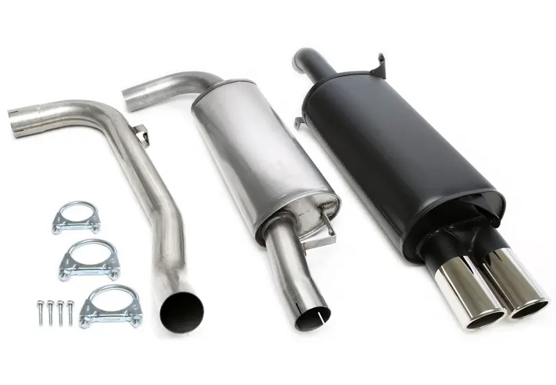 TA Technix Sportauspuffanlage 2x80mm passend für Volvo S40 I /V40 I 2.0T/T4 Typ V