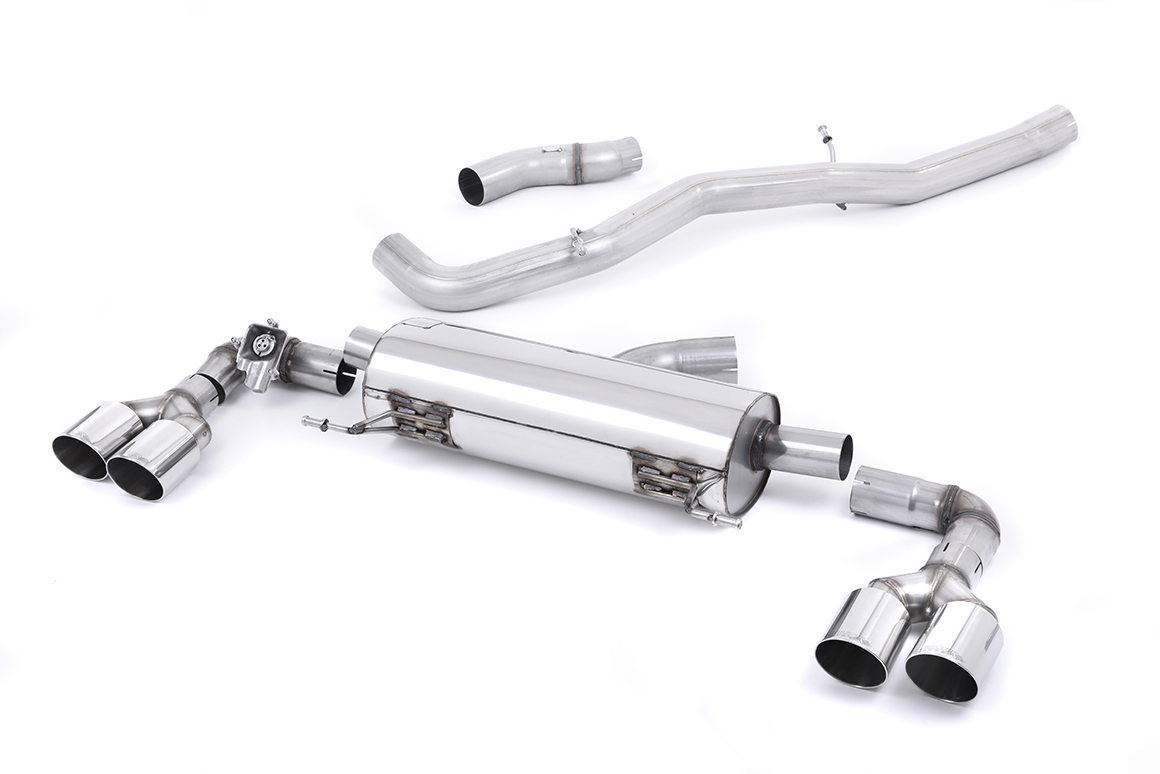 Milltek Komplettanlage (non-resonated) für Audi S1 8X 2.0TFSI quattro