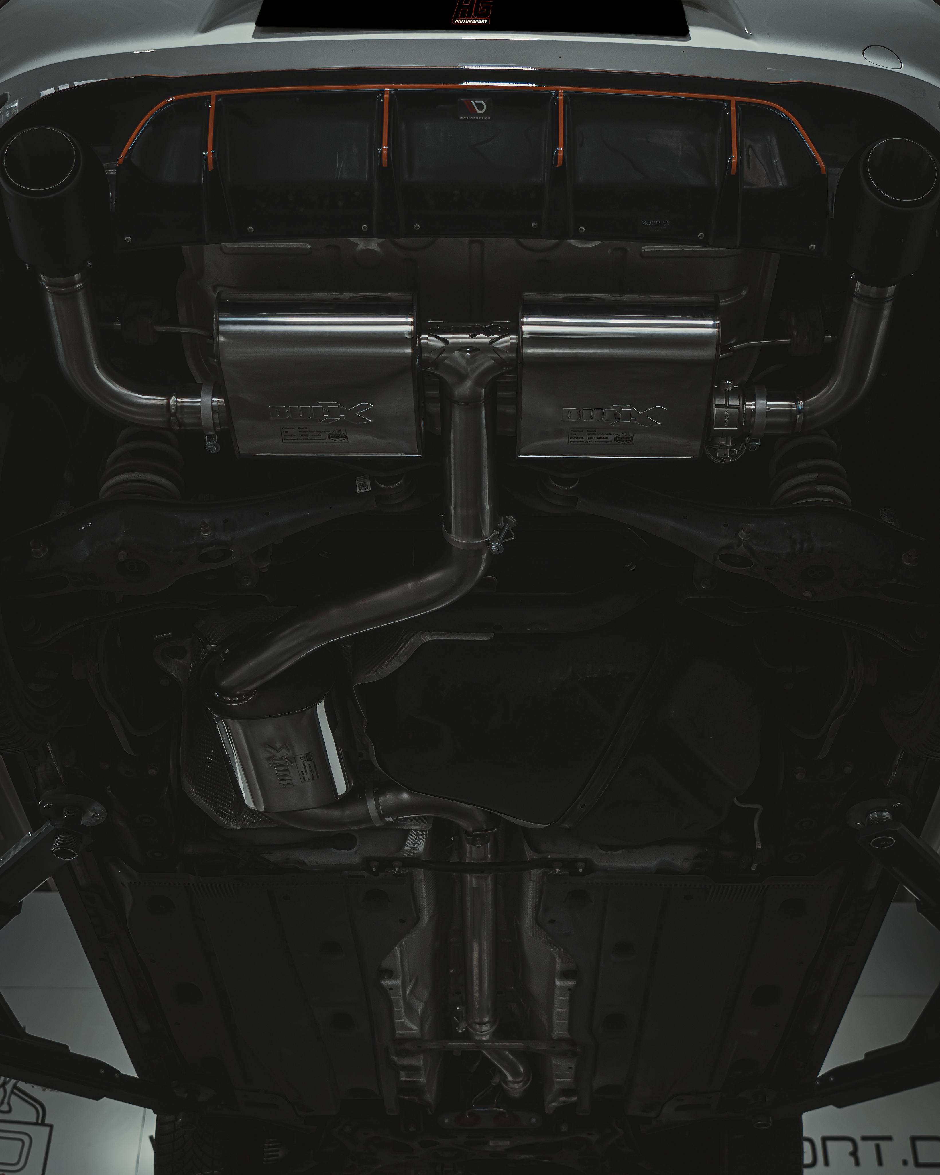 EGO-X/Bull-X Abgasanlage 3 Zoll für VW Golf 7 GTI/CS Foto