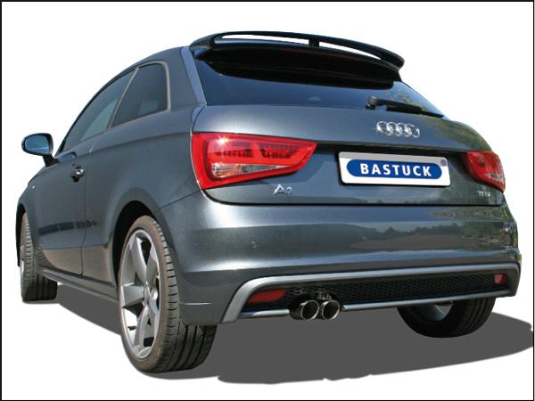 Bastuck Sportauspuff Audi A1 8X 2x70mm schräg Foto
