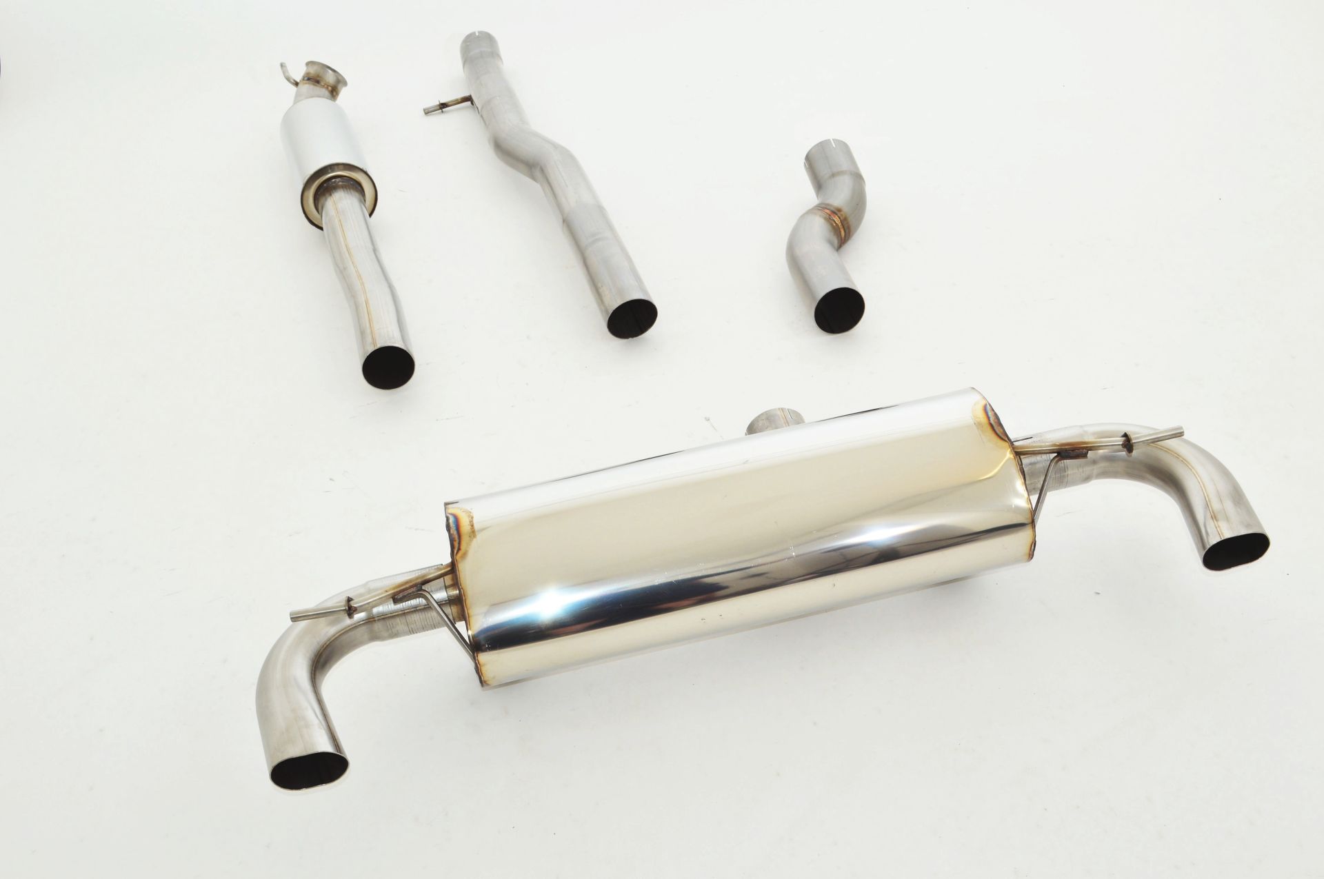 Friedrich Motorsport 76mm Duplex-Anlage Mercedes W176 A-Klasse