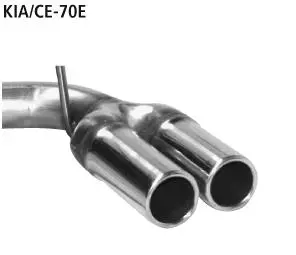 Bastuck Sportauspuff für Kia Pro Cee'd 2x70mm, gerade