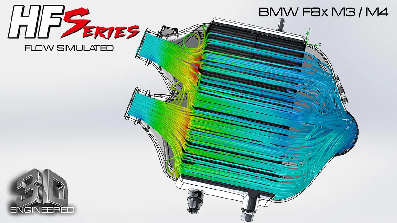 HF-Series Ladeluftkühler für BMW M3/M4 S55B30A Tuning