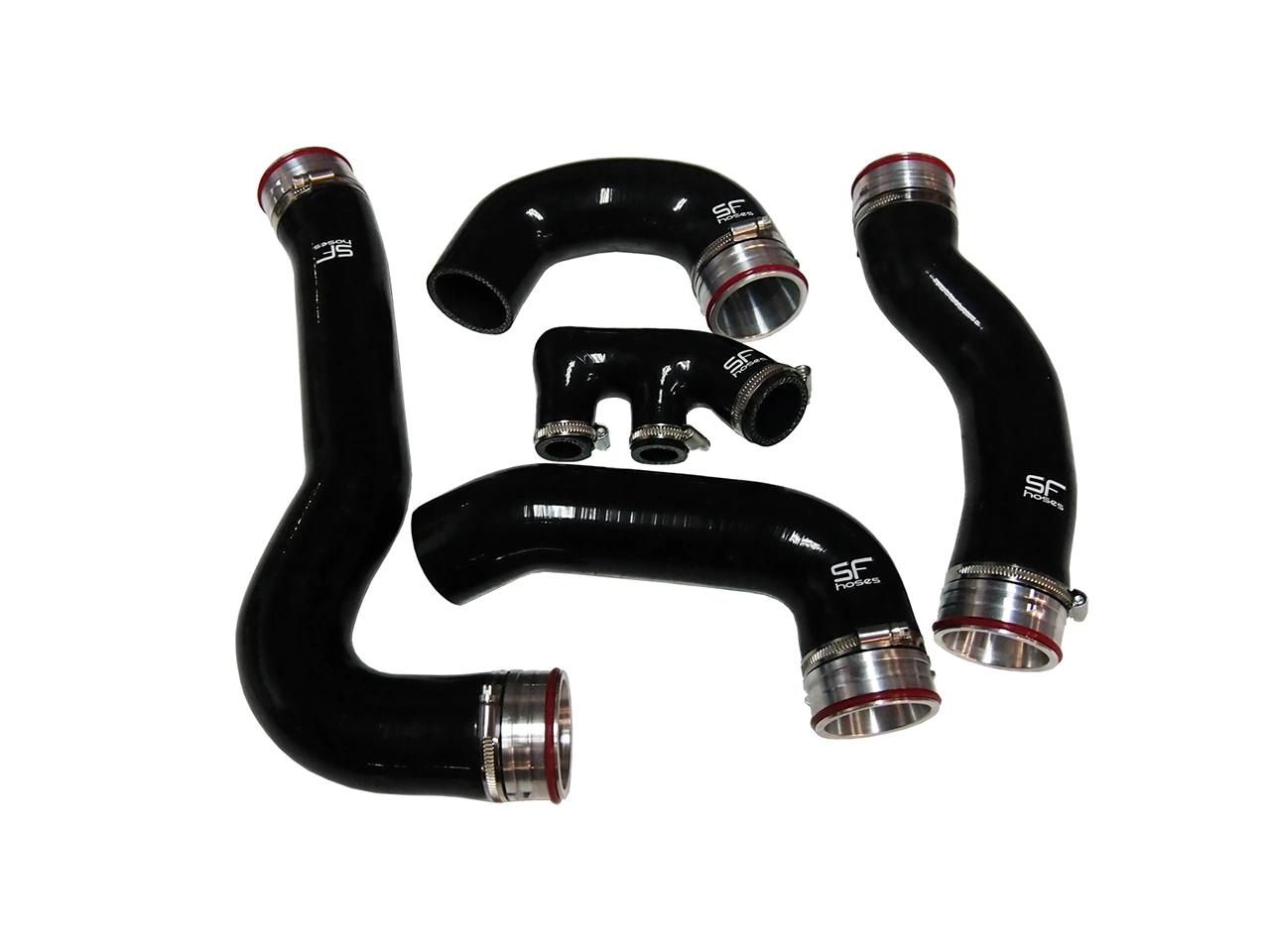 Silikon-Hochleistungs-Druckschlauchkit Porsche 996 Turbo 4 / 4S
