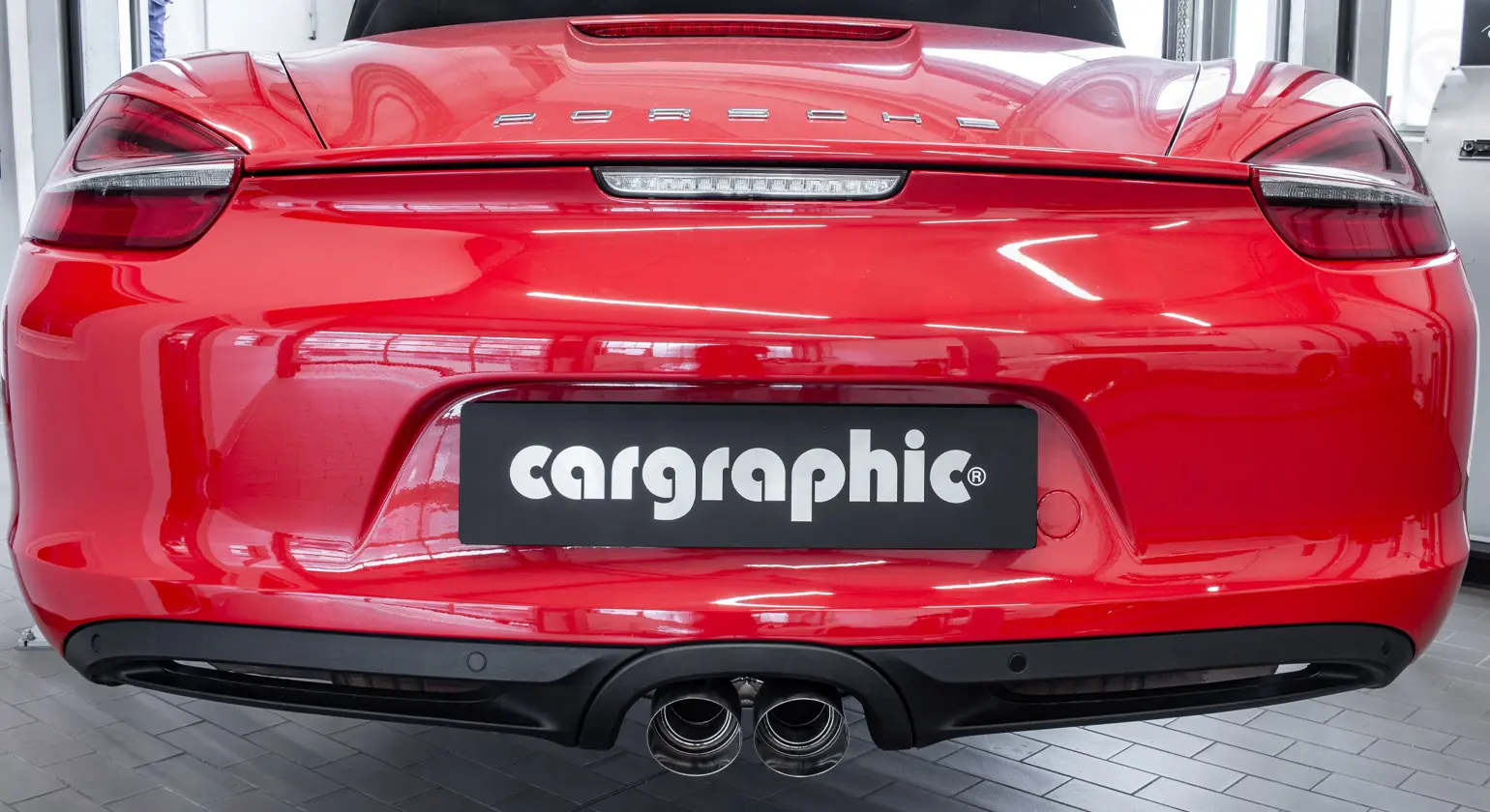 CARGRAPHIC Sport-Endrohr für Porsche 981 Anleitung