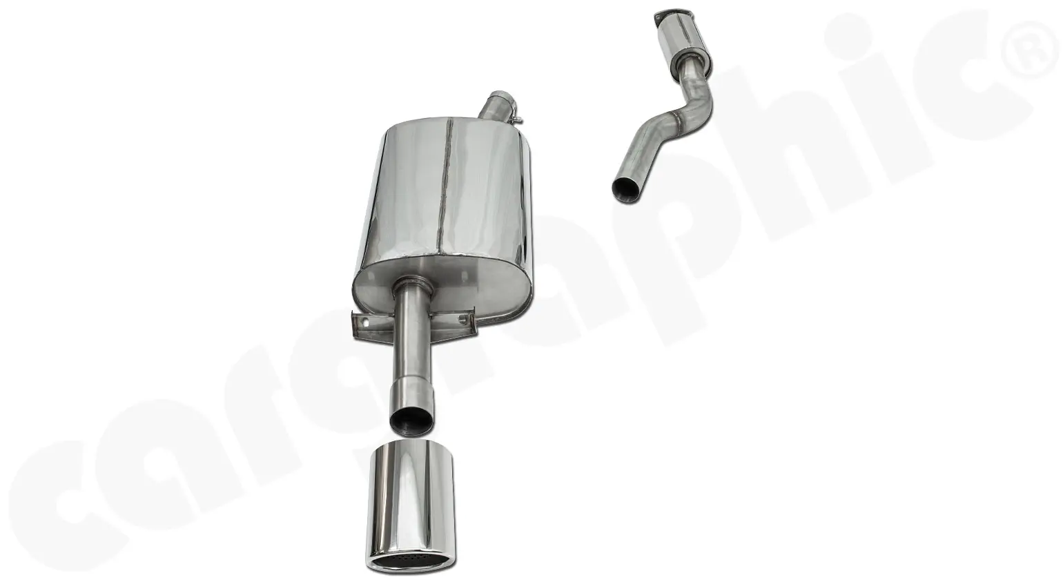 CARGRAPHIC Sport Endschalldämpfer für Porsche 944 günstig