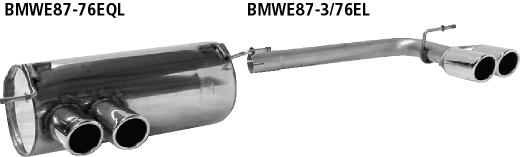 Bastuck Sportauspuff BMW 116i E81 2x76mm kaufen