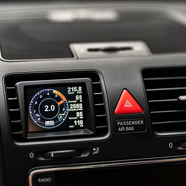 CANchecked Daten-Display VW Golf MK5 LHD/RHD MFD28 Gen2