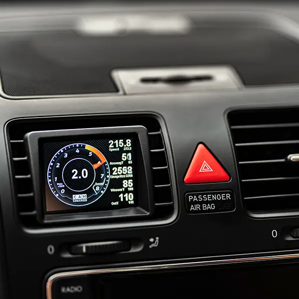 CANchecked Daten-Display VW Golf MK5 LHD/RHD MFD28 Gen2