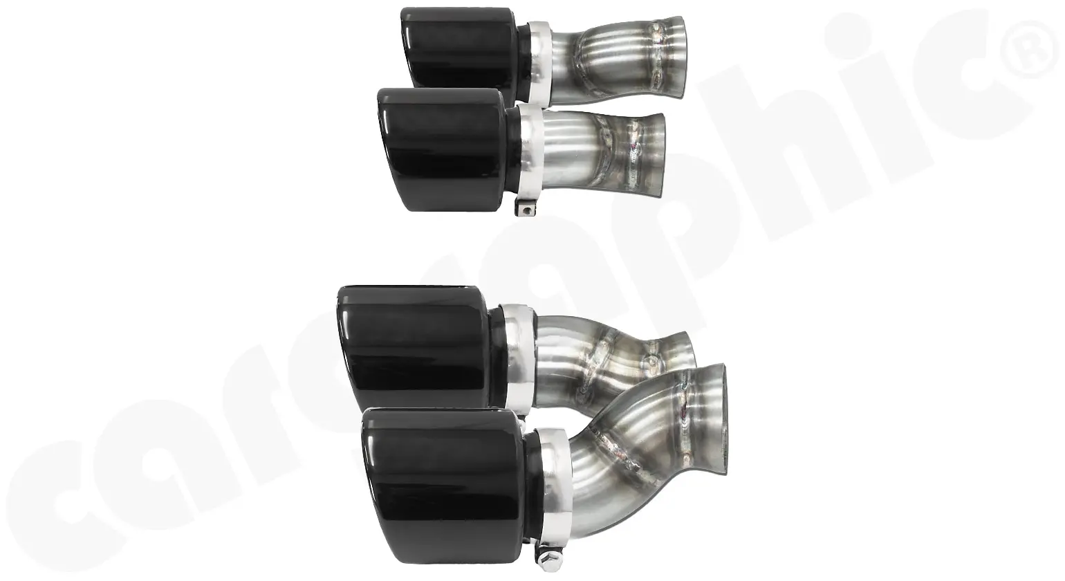 CARGRAPHIC Doppelendrohrsatz für Porsche Panamera 970.2 günstig